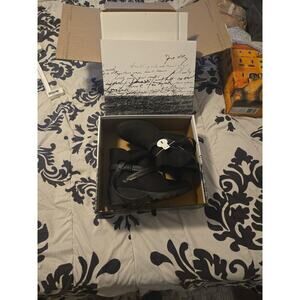 Joe Boxer Black Suede-Style Ankle Boots with Straps